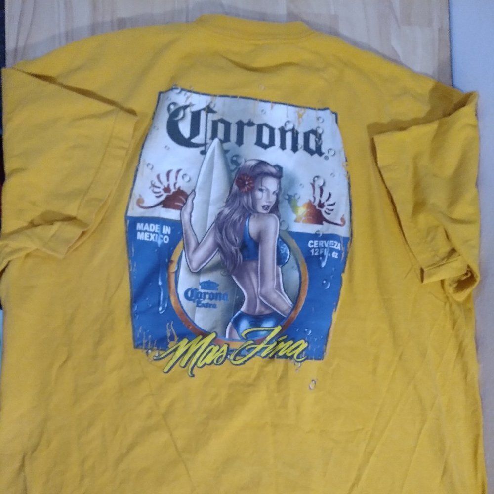 Vintage 00s Corona Extra Mas Fina Graphic T-Shirt